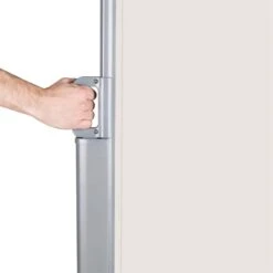 Bari 316 Seitenmarkise Seitenrollo 300x160cm Aluminium Creme 11 Bari 316 Seitenmarkise Seitenrollo 300x160cm Aluminium Creme -Gartenbedarf Geschäft 10028013 yy 0004 titel Blumfeldt Bari 316 Seitenmarkise