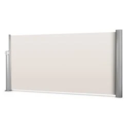 Bari 316 Seitenmarkise Seitenrollo 300x160cm Aluminium Creme 13 Bari 316 Seitenmarkise Seitenrollo 300x160cm Aluminium Creme -Gartenbedarf Geschäft 10028013 yy 0008 titel Blumfeldt Bari 316 Seitenmarkise
