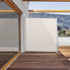 Bari 318 Seitenmarkise Seitenrollo 300x180cm Aluminium Creme 11 Bari 318 Seitenmarkise Seitenrollo 300x180cm Aluminium Creme -Gartenbedarf Geschäft 10028016 yy 0003 ambient Blumfeldt Bari 318 Seitenmarkise