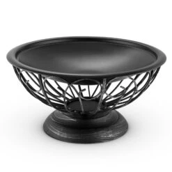 Tulip Feuerschale Ø75cmGrill Feuerstelle Funkenschutz Stahl Brüniert 14 Tulip Feuerschale Ø75cmGrill Feuerstelle Funkenschutz Stahl Brüniert -Gartenbedarf Geschäft 10028582 yy 0004 detail 04 Blumfeldt Tulip Feuerschale 75cm Grill