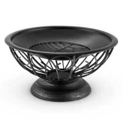 Tulip Feuerschale Ø75cmGrill Feuerstelle Funkenschutz Stahl Brüniert 15 Tulip Feuerschale Ø75cmGrill Feuerstelle Funkenschutz Stahl Brüniert -Gartenbedarf Geschäft 10028582 yy 0005 detail 05 Blumfeldt Tulip Feuerschale 75cm Grill