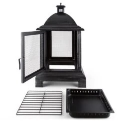 Loreo Feuerstelle Gartenkamin Feuerlaterne Gartenofen Stahl Brüniert 13 Loreo Feuerstelle Gartenkamin Feuerlaterne Gartenofen Stahl Brüniert -Gartenbedarf Geschäft 10028584 yy 0005 titel zubehoer 05 Blumfeldt Loreo Gartenkamin Feuerstelle