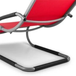 Sunwave Gartenliege Liegestuhl Schwingliege Relax Aluminium Rot -Gartenbedarf Geschäft 10028707 yy 0008 detail 07 Blumfeldt Sunwave Gartenliege