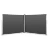 Bari Doppio 616 Doppel-Seitenmarkise 6x1,6m Aluminium Anthrazit 2 Bari Doppio 616 Doppel-Seitenmarkise 6x1,6m Aluminium Anthrazit -Gartenbedarf Geschäft 10029125 yy 0001 titel Blumfeldt Bari Doppio Doppelseitenmarkise 6x160cm