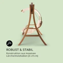 Maui Hollywoodschaukel 110 Cm 2-Sitzer Sonnensegel Polyester Lärche -Gartenbedarf Geschäft 10029199 de 0003 logo