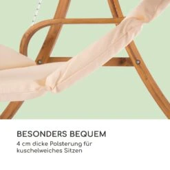 Maui Hollywoodschaukel 110 Cm 2-Sitzer Sonnensegel Polyester Lärche -Gartenbedarf Geschäft 10029199 de 0005 logo