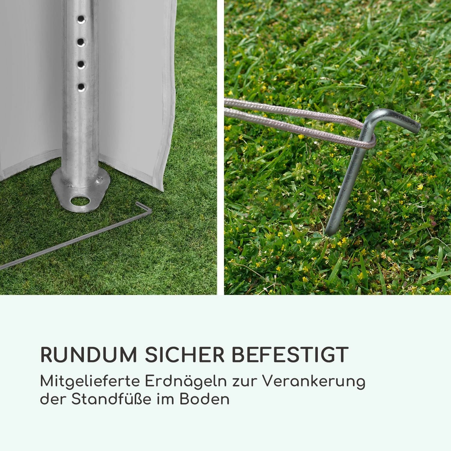 Sommerfest 3x6m 500 G/m² Partyzelt Festzelt PVC Wasserdicht Verzinkt 11 Sommerfest 3x6m 500 G/m² Partyzelt Festzelt PVC Wasserdicht Verzinkt – Bild 9