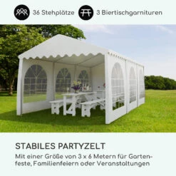 Sommerfest 3x6m 500 G/m² Partyzelt Festzelt PVC Wasserdicht Feuerfest 13 Sommerfest 3x6m 500 G/m² Partyzelt Festzelt PVC Wasserdicht Feuerfest -Gartenbedarf Geschäft 10029432 de 0002 logo