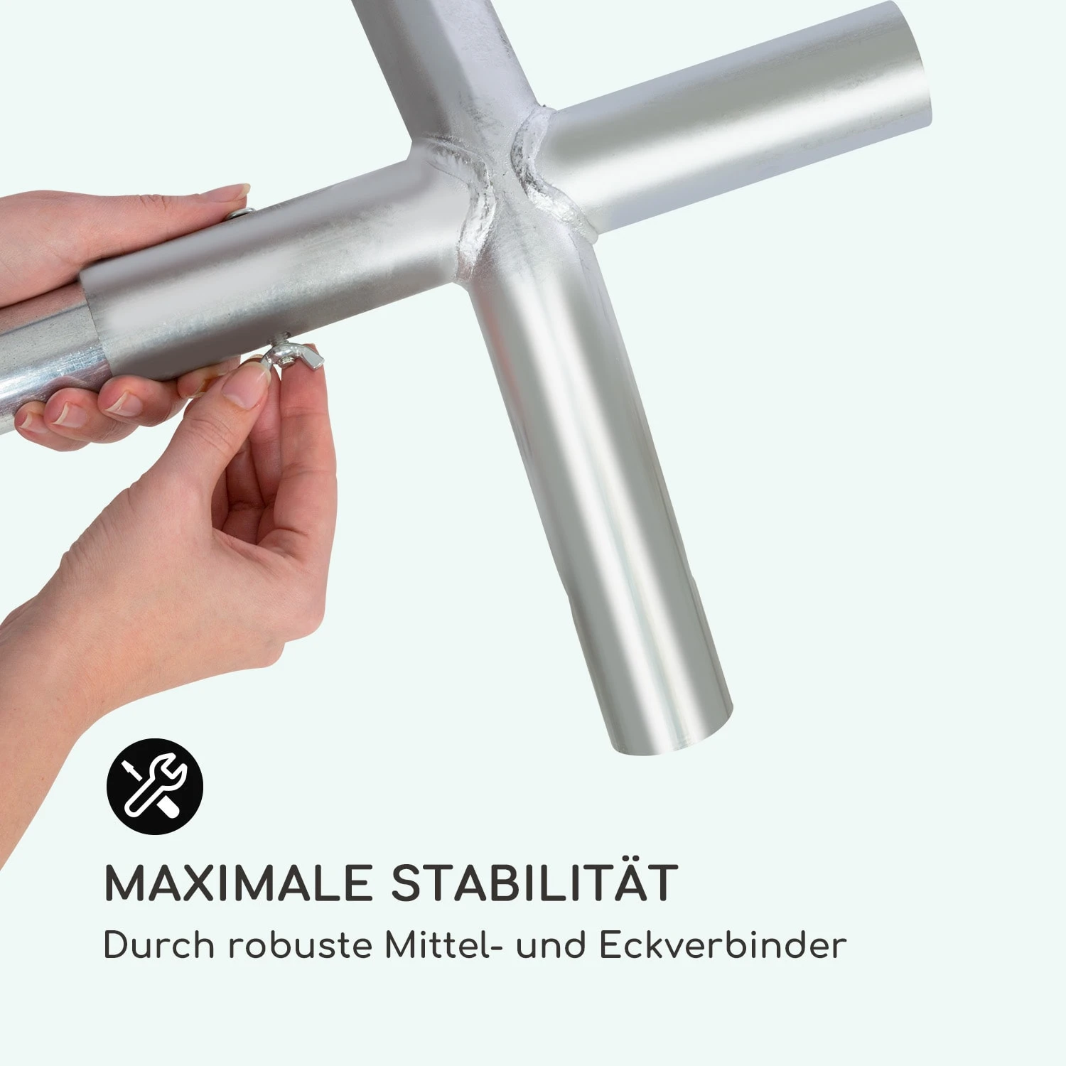 Sommerfest 4x6m 500 G/m² Partyzelt Festzelt PVC Wasserdicht Verzinkt 8 Sommerfest 4x6m 500 G/m² Partyzelt Festzelt PVC Wasserdicht Verzinkt – Bild 6