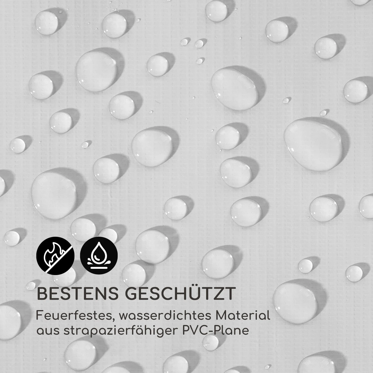 Sommerfest 4x8m 500 G/m² Partyzelt Festzelt PVC Wasserdicht Feuerfest 6 Sommerfest 4x8m 500 G/m² Partyzelt Festzelt PVC Wasserdicht Feuerfest – Bild 4