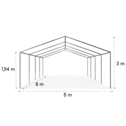 Sommerfest 5x8m 500 G/m² Partyzelt Festzelt PVC Wasserdicht Verzinkt 21 Sommerfest 5x8m 500 G/m² Partyzelt Festzelt PVC Wasserdicht Verzinkt -Gartenbedarf Geschäft 10029439 yy 0010 logo