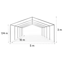 Sommerfest 5x10m 500 G/m² Partyzelt Festzelt PVC Wasserdicht Verzinkt 21 Sommerfest 5x10m 500 G/m² Partyzelt Festzelt PVC Wasserdicht Verzinkt -Gartenbedarf Geschäft 10029441 yy 0010 logo