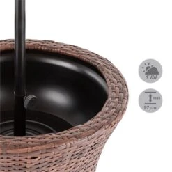 Beerboy Gartentisch Getränkekühler Ø50cm Polyrattan Bicolor Braun 9 Beerboy Gartentisch Getränkekühler Ø50cm Polyrattan Bicolor Braun -Gartenbedarf Geschäft 10029628 yy 0003 logo Blumfeldt Beerboy Gartentisch Polyrattan Kuehler