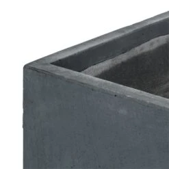 Solidflor Pflanzkübel Pflanzgefäß 79,5x38x38 Cm Fiberton Anthrazit -Gartenbedarf Geschäft 10029841 yy 0003 detail Blumfeldt Solidflor Pflanztopf
