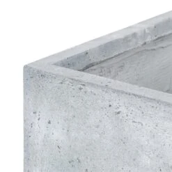 Solidflor Pflanzkübel Pflanzgefäß 79,5x38x38 Cm Fiberton Grau -Gartenbedarf Geschäft 10029842 yy 0003 detail Blumfeldt Solidflor Pflanztopf
