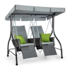 Concordia Hollywoodschaukel Gartenschaukel 185 Cm 2 Sitze Sonnendach