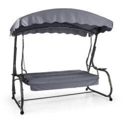 High Society Hollywoodschaukel Gartenschaukel 220 Cm Grau -Gartenbedarf Geschäft 10030611 yy 0002 titel Blumfeldt High Society Hollywoodschaukel dunkelblau