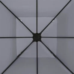 Odeon Grey Pavillon Partyzelt Festzelt 3x3m Stahl Polyester Dunkelgrau -Gartenbedarf Geschäft 10030686 yy 0004 detail Blumfeldt Odeon Grey Pavillon Partyzelt dunkelgrau