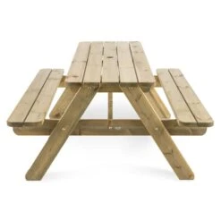 Picknicker 180 Picknicktisch Gartengarnitur Tisch Bank 32mm FSC-Kiefer -Gartenbedarf Geschäft 10030717 yy 0005 titel side Blumfeldt Picknicker 180 Kombibank reedit v2