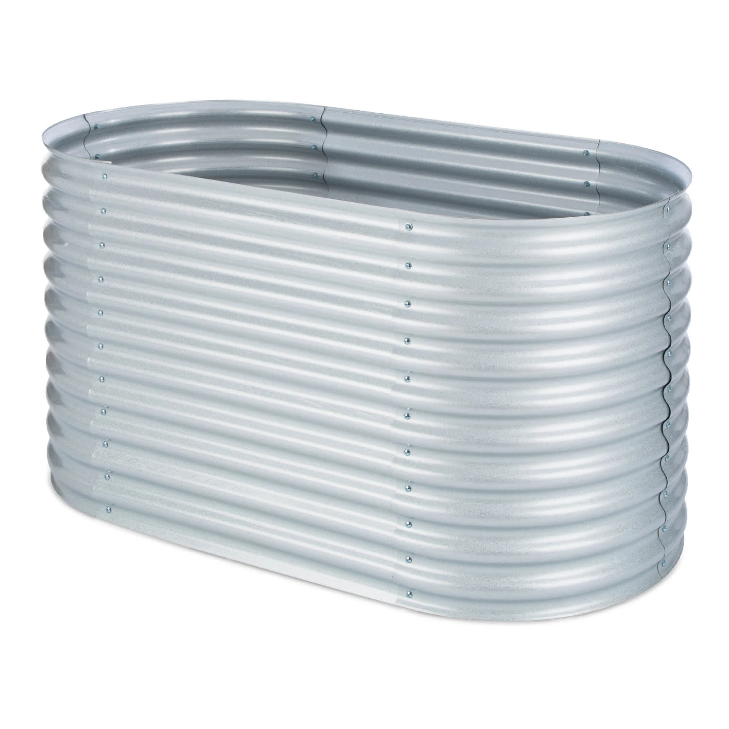 High Grow Hochbeet Gartenbeet 1,6m Zink-Alu-Beschichtung Silber 3 High Grow Hochbeet Gartenbeet 1,6m Zink-Alu-Beschichtung Silber