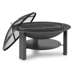 Mithras Feuerschale Ø75cm Funkenschutz Ø60cm Grillrost Gusseisen Stahl 15 Mithras Feuerschale Ø75cm Funkenschutz Ø60cm Grillrost Gusseisen Stahl -Gartenbedarf Geschäft 10031450 uk 0007 titel Blumfeldt Mithras Feuerschale