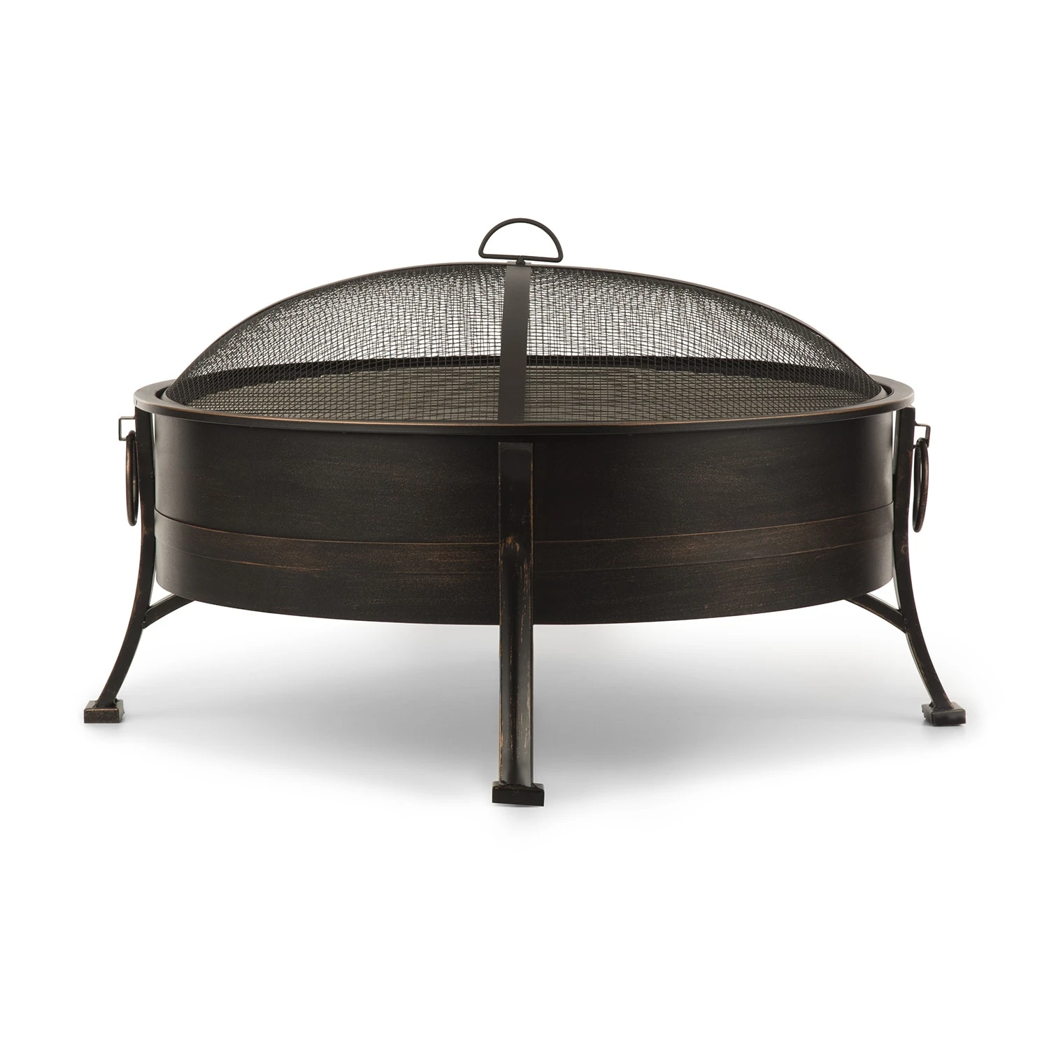 Catania 2-in-1-Feuerschale Ø80cm Funkenschutz Ø70cm Grill Stahl Antik 5 Catania 2-in-1-Feuerschale Ø80cm Funkenschutz Ø70cm Grill Stahl Antik – Bild 3