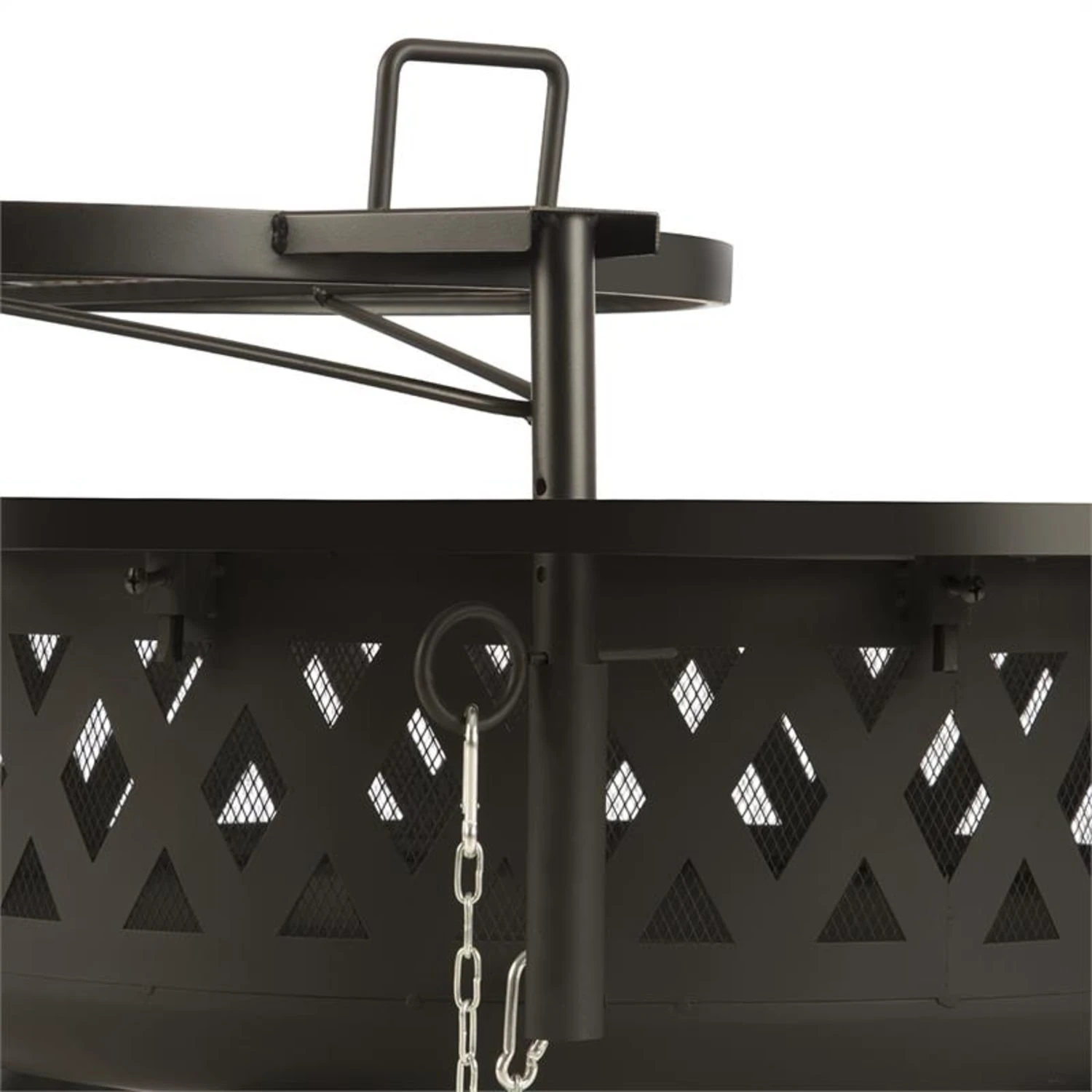 Rosario 3-in-1-Feuerschale Ø120cm | 70cm Grill | Tischplatte Stahl 8 Rosario 3-in-1-Feuerschale Ø120cm | 70cm Grill | Tischplatte Stahl – Bild 6