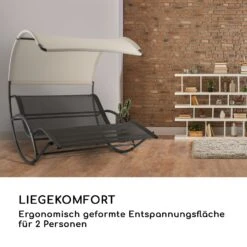 The Big Easy Schwingliege Schwarz, Wetterfest 350kg Max. UV- Schutz 15 The Big Easy Schwingliege Schwarz, Wetterfest 350kg Max. UV- Schutz -Gartenbedarf Geschäft 10032240 de 0005 logo