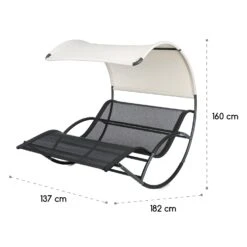 The Big Easy Schwingliege Schwarz, Wetterfest 350kg Max. UV- Schutz 19 The Big Easy Schwingliege Schwarz, Wetterfest 350kg Max. UV- Schutz -Gartenbedarf Geschäft 10032240 yy 0009 logo