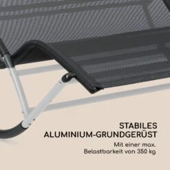 The Big Easy Schwingliege Silber, Wetterfest 350 Kg Max. UV- Schutz -Gartenbedarf Geschäft 10032241 de 0008 logo