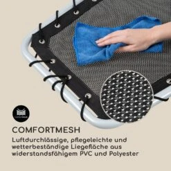 The Chiller Schwingliege 77x85x173cm 360 Comfort ComfortMesh Schwarz 17 The Chiller Schwingliege 77x85x173cm 360 Comfort ComfortMesh Schwarz -Gartenbedarf Geschäft 10032242 de 0006 logo