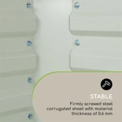 High Grow Straight Hochbeet 180x60x90cm 970l Stahl Verzinkt Beige 20 High Grow Straight Hochbeet 180x60x90cm 970l Stahl Verzinkt Beige -Gartenbedarf Geschäft 10032317 yy 0009 logo Blumfeldt High Grow Straight Hochbeet 180x60x90cm