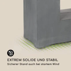 Airflor Pflanztopf 45 X 100 X 27 Cm Fiberglas In-/Outdoor Dunkelgrau -Gartenbedarf Geschäft 10032502 de 0006 logo
