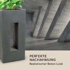 Airflor Pflanztopf 45 X 100 X 27 Cm Fiberglas In-/Outdoor Dunkelgrau -Gartenbedarf Geschäft 10032502 de 0008 logo
