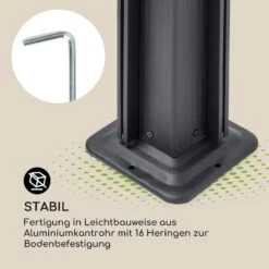 Pantheon Cortina Pavillon Mit Dach 3x3m 4 Seitenteile -Gartenbedarf Geschäft 10032525 de 0006 logo