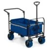 Easy Rider Bollerwagen Bis 70kg Teleskopstange Zusammenklappbar Blau -Gartenbedarf Geschäft 10032542 yy 0001 titel Waldbeck Easy Rider Bollerwagen blau