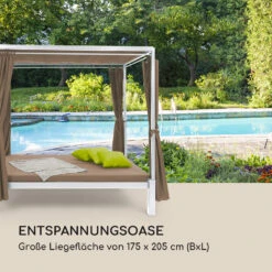Senator Lounge Gartenliege 188x208x205cm Sonnendach Polyester Stahl 13 Senator Lounge Gartenliege 188x208x205cm Sonnendach Polyester Stahl -Gartenbedarf Geschäft 10032569 de 0003 logo