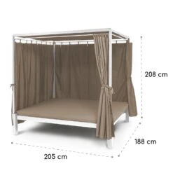 Senator Lounge Gartenliege 188x208x205cm Sonnendach Polyester Stahl 19 Senator Lounge Gartenliege 188x208x205cm Sonnendach Polyester Stahl -Gartenbedarf Geschäft 10032569 yy 0009 logo