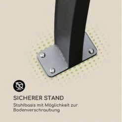 Palazzo Pavillon 4x3m Faltdach Polyester Aluminium Schwarz / Grau 14 Palazzo Pavillon 4x3m Faltdach Polyester Aluminium Schwarz / Grau -Gartenbedarf Geschäft 10032577 de 0006 logo