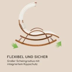 Mauritius Schwingliege Mit Dach ComfortMesh 180kg Max.wetterfest Creme -Gartenbedarf Geschäft 10032587 de 0003 logo