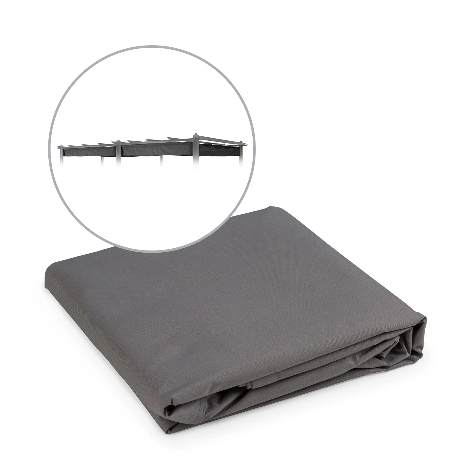 Pantheon Roof Ersatzdach 3 X 6 M Grau