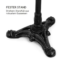 Patras-XS Bistro-Tisch Marmortischplatte Ø30cm Gusseiserner Standfuß -Gartenbedarf Geschäft 10033238 de 0007 logo