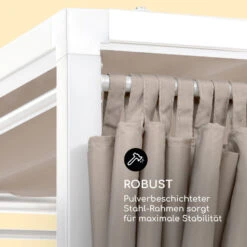 Eremitage Double Sunbed 2 Pers Stahl-Rahmen Sonnendach Vorhänge Creme 16 Eremitage Double Sunbed 2 Pers Stahl-Rahmen Sonnendach Vorhänge Creme -Gartenbedarf Geschäft 10033317 de 0005 logo