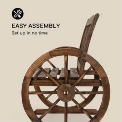 Murnau Gartenbank Flammenbehandeltes Tannenholz Braun -Gartenbedarf Geschäft 10033354 yy 0006 logo Blumfeldt Murnau Gartenbank Tannenholz braun