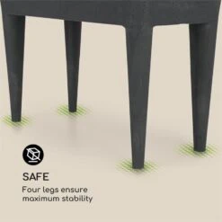 Mammutgrow Hochbeet 76 X 65 X 37 Cm UV- Und Frostschutz Anthrazit -Gartenbedarf Geschäft 10033360 yy 0007 logo Blumfeldt Mammutgrow Hochbeet anthrazit