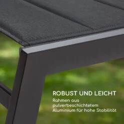 Renazzo Lounge Liegestuhl 70/30 PVC/PE Aluminium 6-Stufen Anthrazit -Gartenbedarf Geschäft 10033363 de 0008 logo