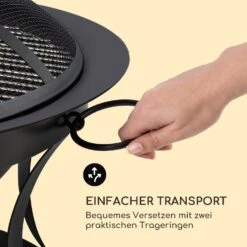 Pentos 2-in-1-Feuerschale Ø73cm Funkenschutz Ø60cm Grill Gusseisen 14 Pentos 2-in-1-Feuerschale Ø73cm Funkenschutz Ø60cm Grill Gusseisen -Gartenbedarf Geschäft 10033380 de 0005 logo