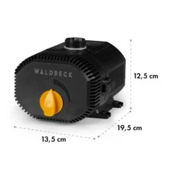Nemesis T60 Teichpumpe 60W Leistung 3,3 M Förderhöhe 4700l/h Durchsatz -Gartenbedarf Geschäft 10033382 yy 0008 logo Waldbeck Nemesis T60 Teichpumpe 60W