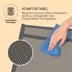 Almeria Klappstuhl 2er-Set 56,5 X 107 X 68 Cm ComfortMesh Aluminium -Gartenbedarf Geschäft 10033400 de 0009 logo