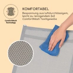 Almeria Klappstuhl 2er-Set 56,5x107x68 Cm ComfortMesh Aluminium 20 Almeria Klappstuhl 2er-Set 56,5x107x68 Cm ComfortMesh Aluminium -Gartenbedarf Geschäft 10033401 de 0009 logo